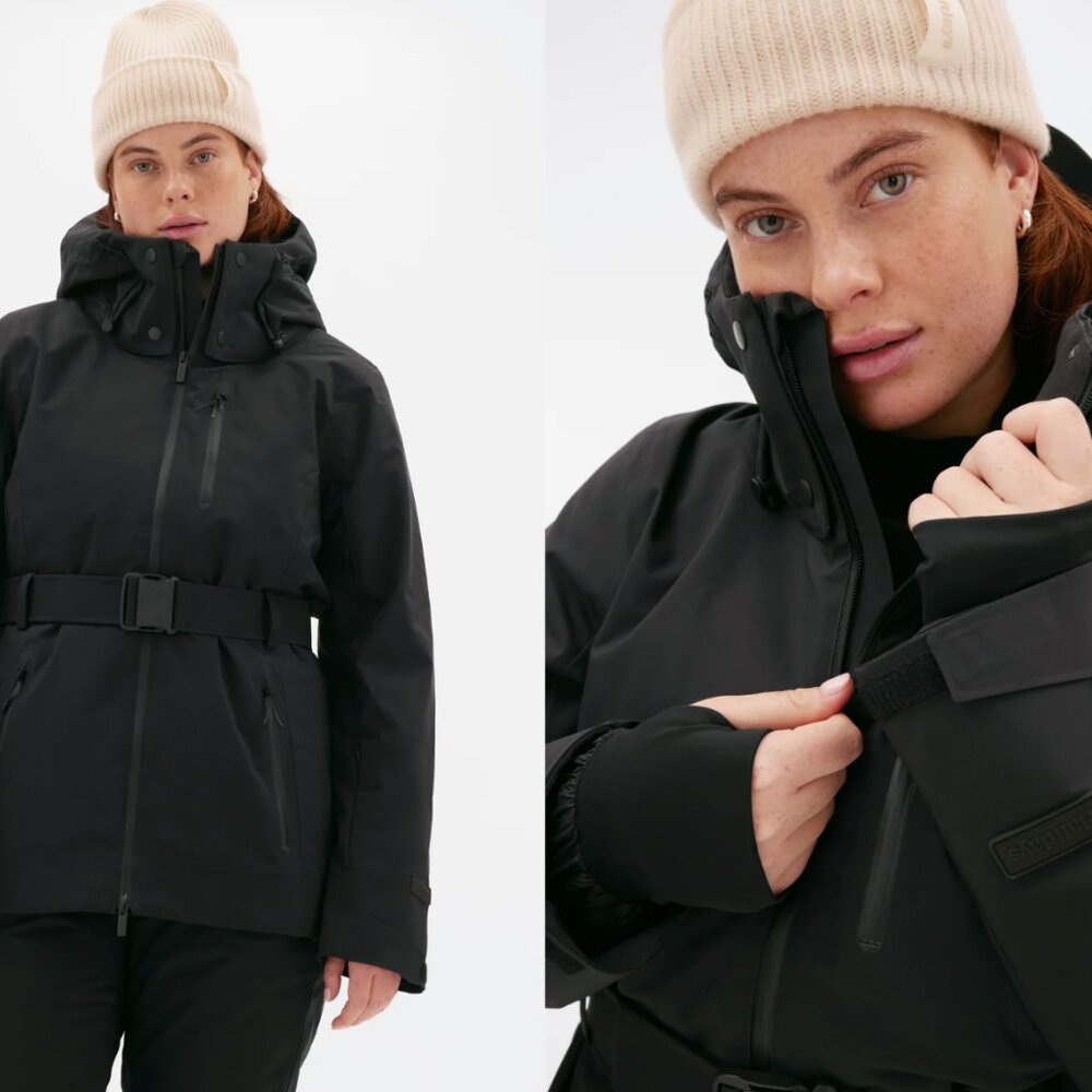 NWT Halfdays Aston Ski Jacket / Black / Size L
